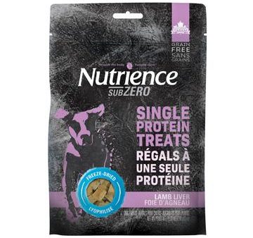 Nutrience Subzero gâterie séchée à froid pour chiens sans grains à une seule protéine au Foie d agneau 90 g on Sale