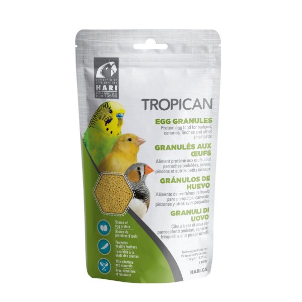 Hagen Tropican formule aux oeufs pour perruches ondulées, serins et pinsons Sale